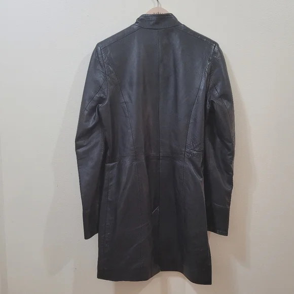 Dimitri long leather jacket - Picture 2 of 10